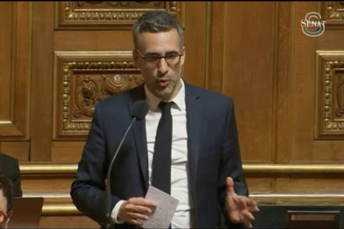 Sénateur Yann Chantrel au Sénat