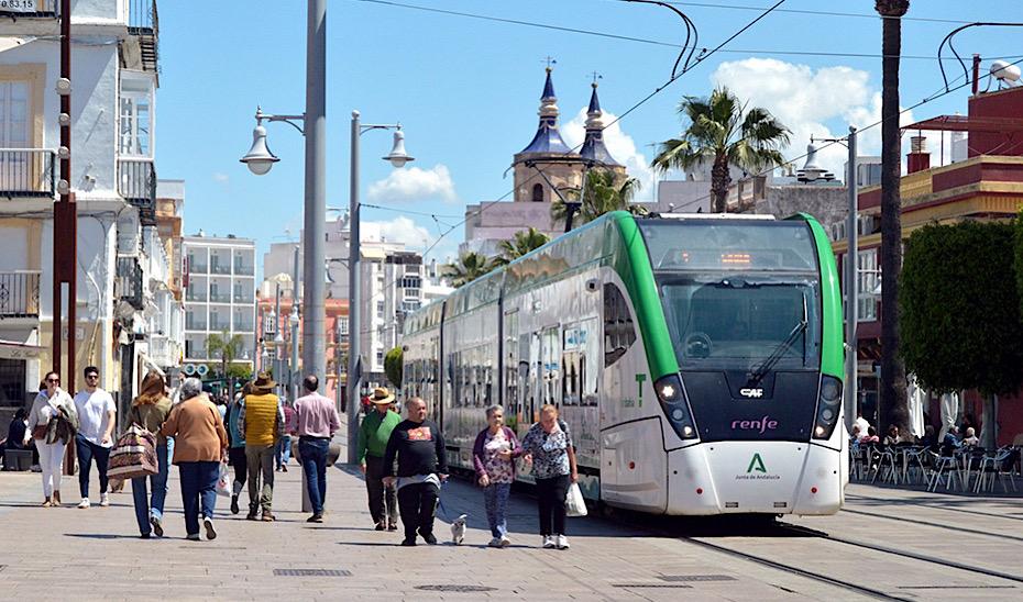 Tramway à Cadix