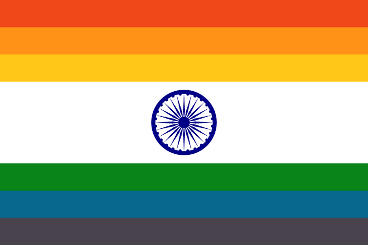 Unofficial_Pride_flag_India