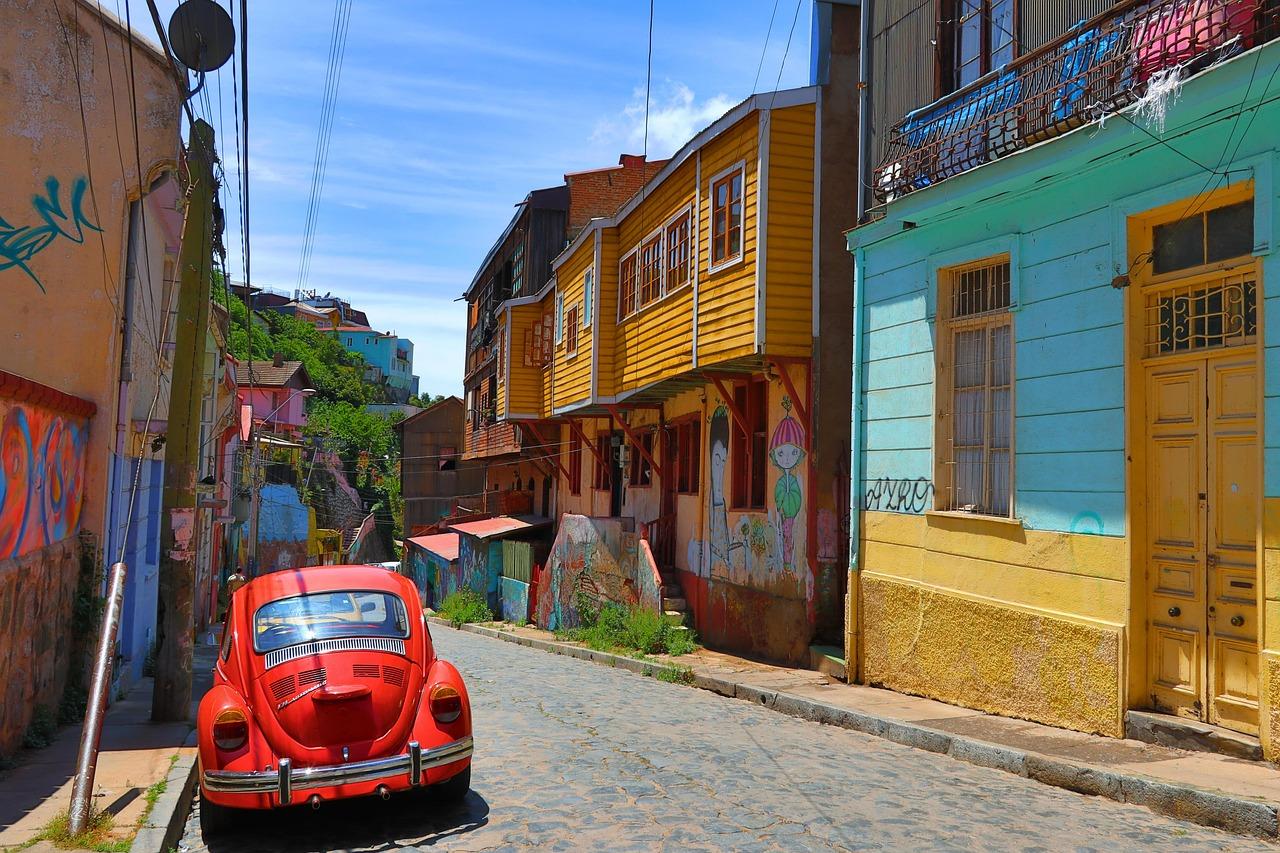 Photo de valparaiso au Chili