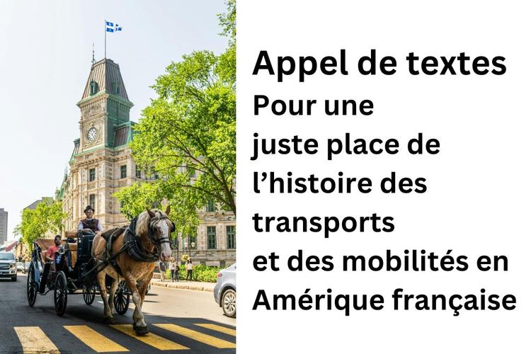 Appel de texte Mobilité Amérique française