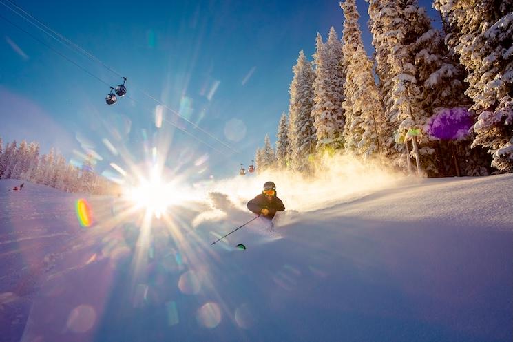 skier au colorado