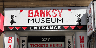 L'entrée du Banksy Muséum Art.