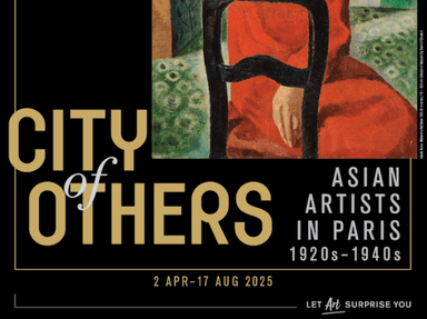 L'affiche de l'exposition "City of Others", du 2 au 17 août 2025 à Singapour.