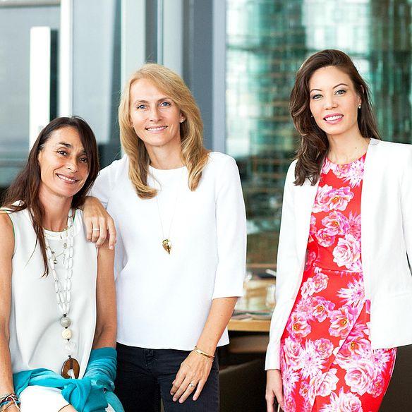 Women on a mission - Founding partners Valerie, Karine and Christine