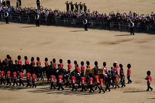 La dépouille d'Elizabeth II à Londres