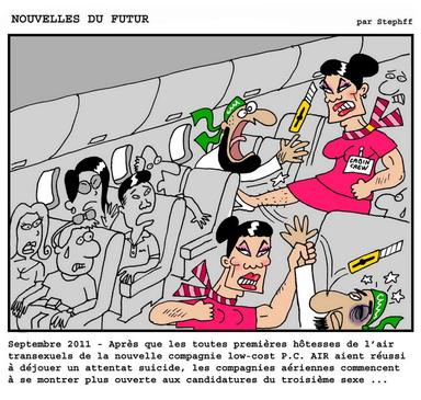 hotesses de l'air transexuels