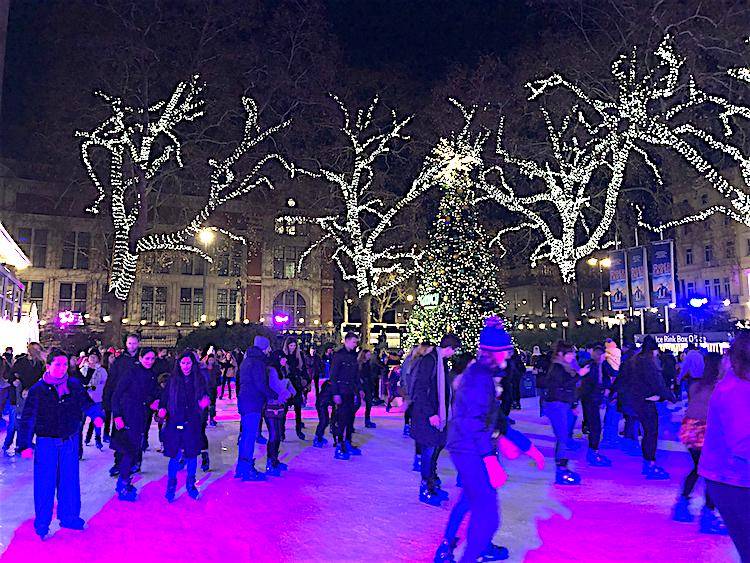 patinoires vacances Noël Londres