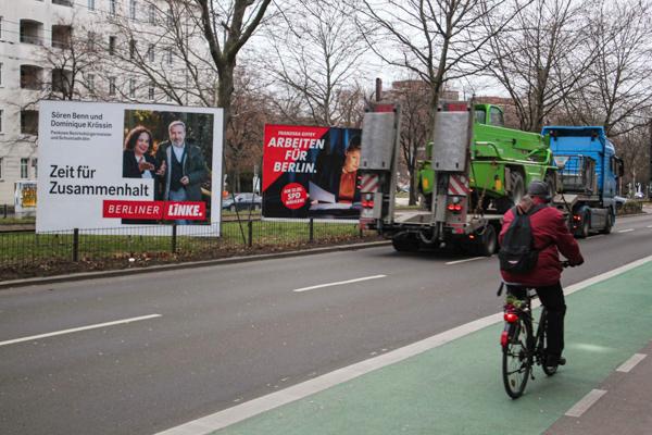 Slogans die Linke © Emma Granier - LPJ Berlin