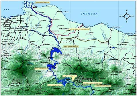 plan_Citarum_river_Indonesie_Java