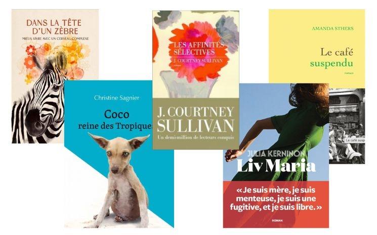 Couvertures de 5 livres recommandés par la rédaction pour cet été 2022 !