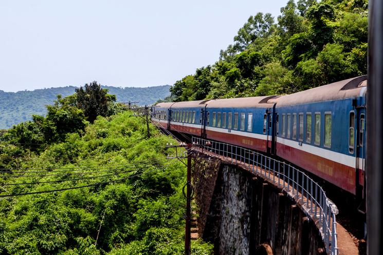 Le train Hanoi Saigon qui traverse le Vietnam