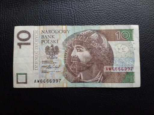 billet 10 zlotys