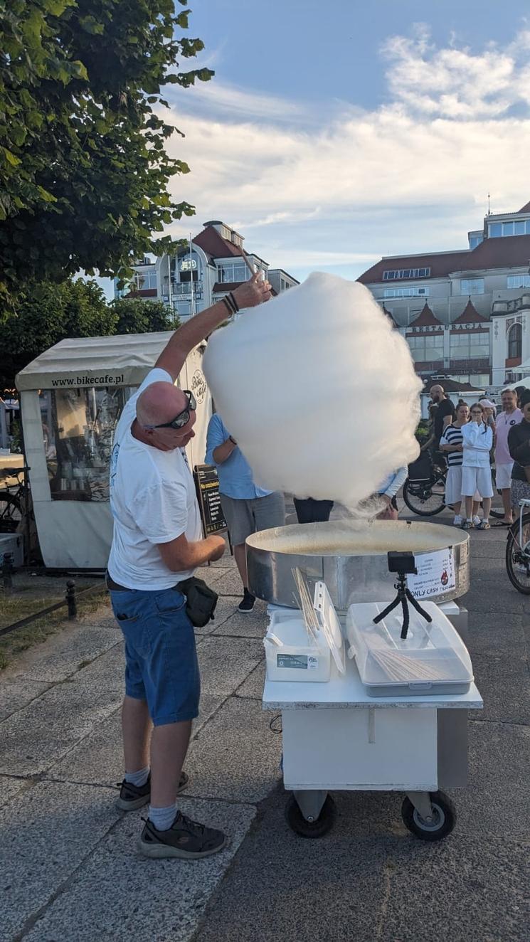 Barbapapa de retro wata cukrowa à Sopot