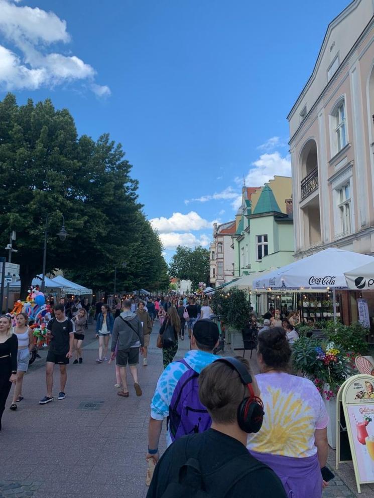 Monciak, rue piétone et touristique de Sopot