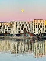 Nordhavn sous la lune rose 