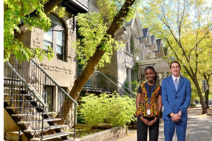 Correntin et Néné Mariam à Montréal