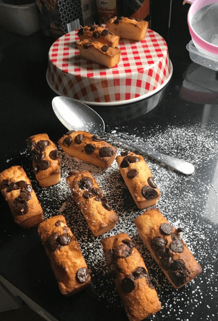 Les financiers au chocolat et à l’orange de Christine Girault