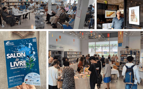 Le salon du livre francophone organisé par Saigon Accueil en 2023 