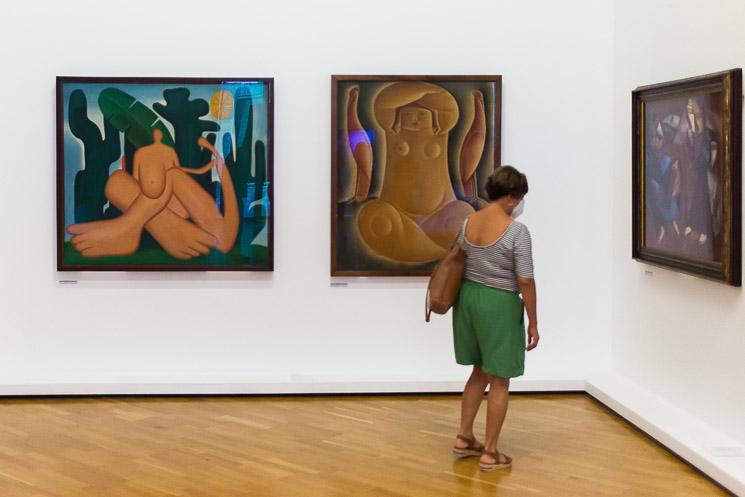 Peinture Antropofagia, de l'artista Tarsila do Amaral