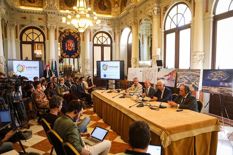 Conférence de presse Expo2027 Malaga