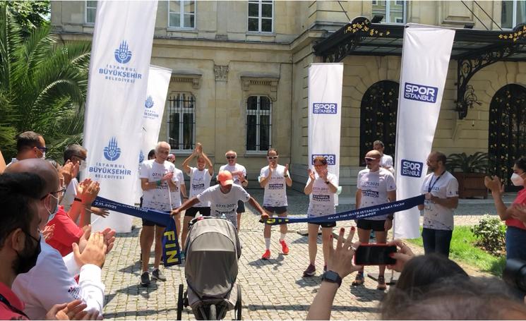 Marie Leautey marathonienne Istanbul