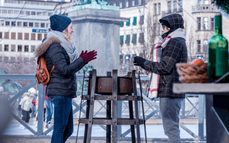 stockholm hiver neige