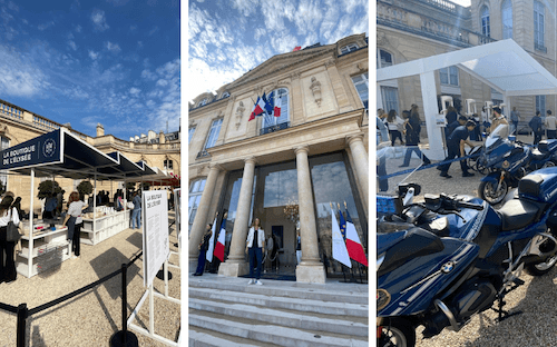 La cour d'Honneur de l'Elysée 