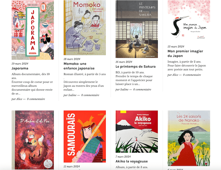 inspiration japon escales livres