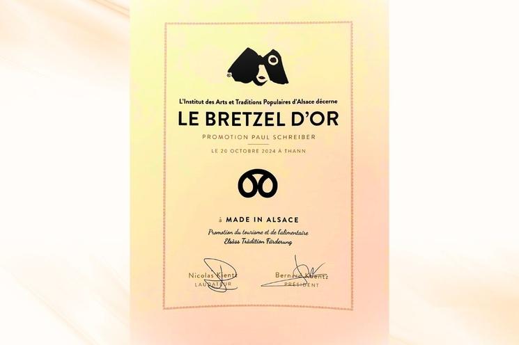 Le Bretzel d'Or attribué à Made in Alsace