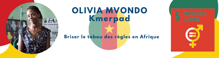 Olivia Mvondo, fondatrice de Kmerpad au Cameroun