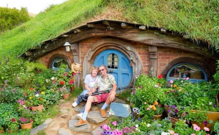 Antoine et Francette à Hobbiton