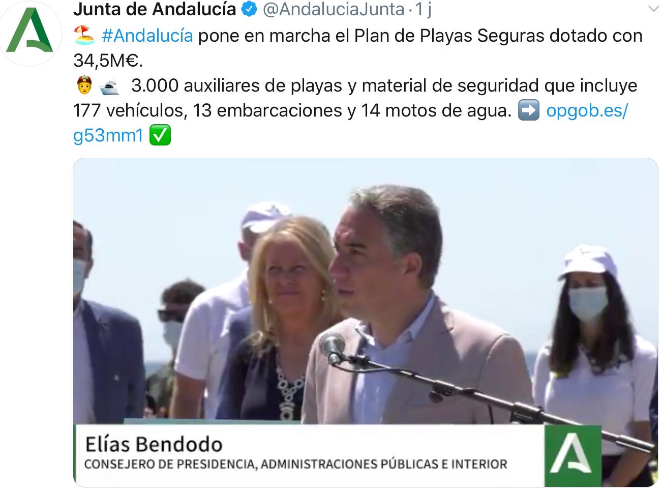 Playas Seguras Andalucia Turismo Andalousie Tourisme Vacances plages sécurité 