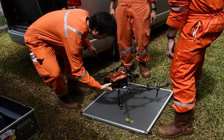 Drone a vision infra-rouge