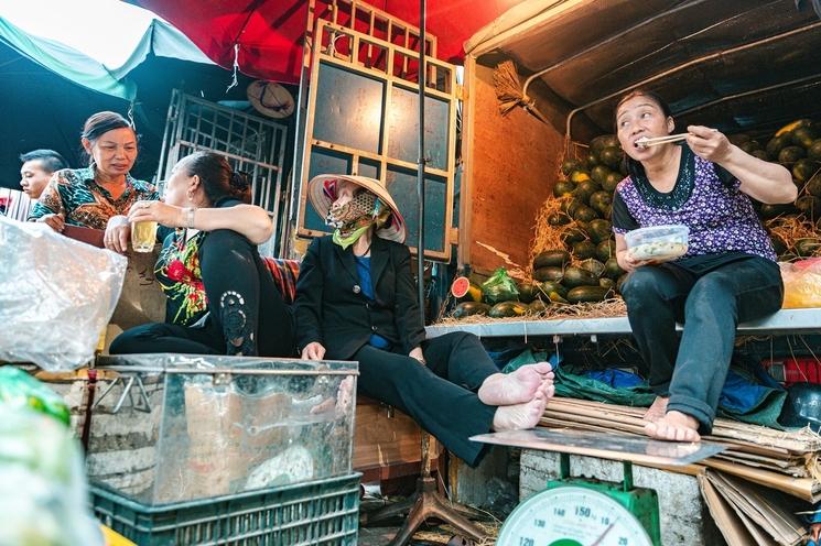 aube du marché de long bien 