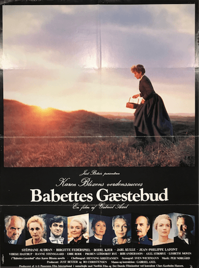 Affiche du film danois le festin de Babette