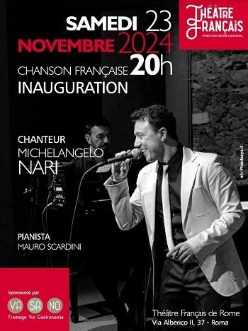 Affiche soirée concert rome