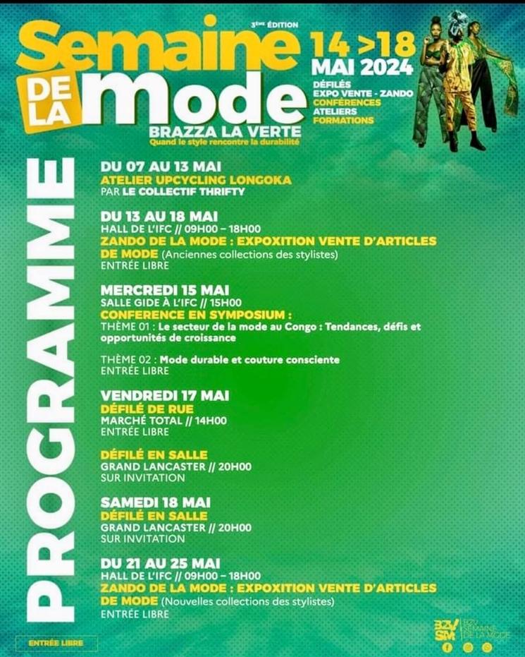 Affiche Semaine de la mode