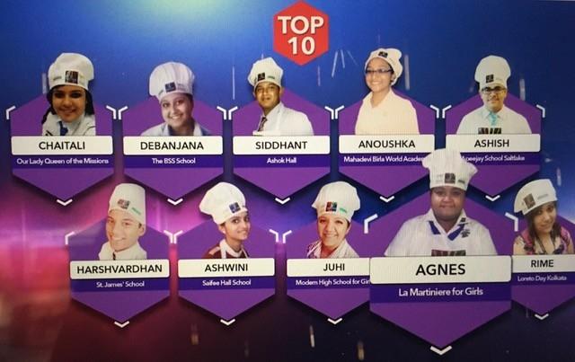 Agnés Bernard au concours des Chefs juniors en Inde