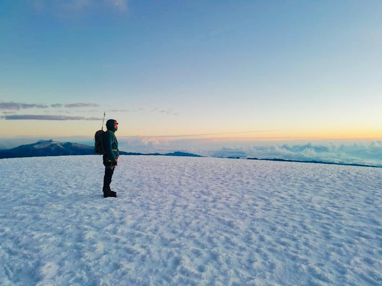 Alfredo au sommet Nevado Del Tolima