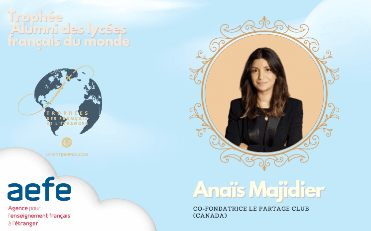 Anaïs Majidier, Co-fondatrice Le Partage Club (Canada)