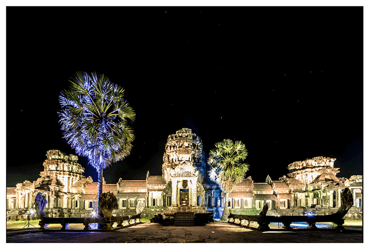 Angkor by night