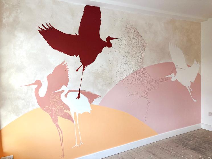 Mural de chambre (Crédit Assia Bennami)