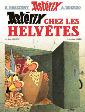 Couverture "Astérix chez les Helvètes"