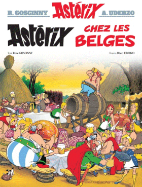 Couverture "Astérix chez les Belges"