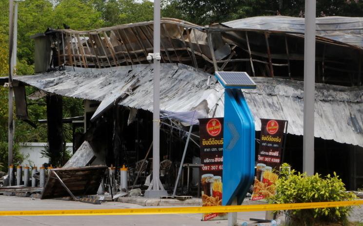 Un site ravage par un attentat dans l'extreme sud de la Thailande