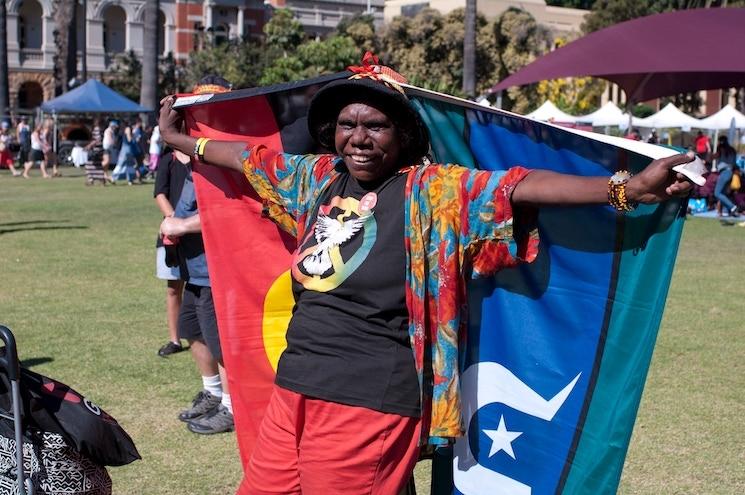 Australia Day à Supreme Court garden