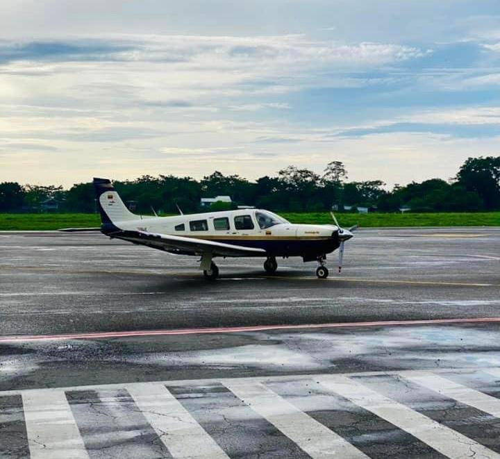 avion au départ de Villavicencio pour La Macarena