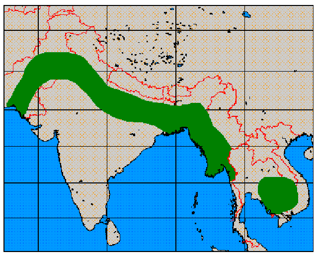 Axis_porcinus_range_map