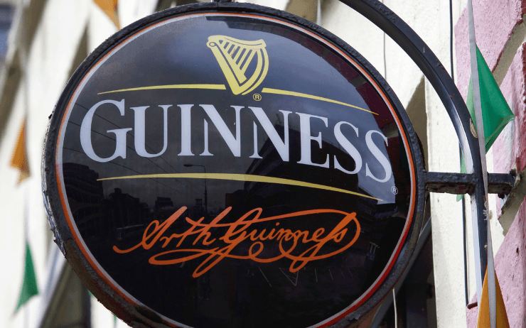 La bière Guinness en Irlande